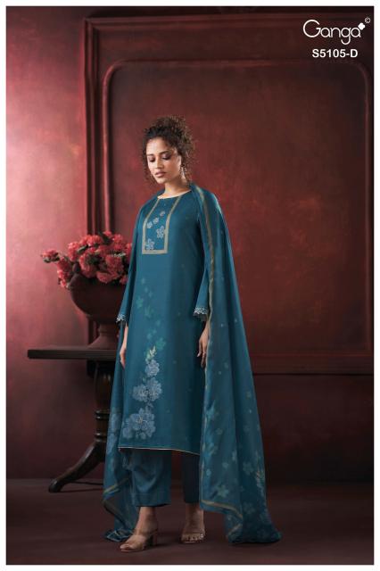 Ganga julisse 5015 cotton dress material wholesale price